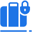 icons8 lock baggage 64