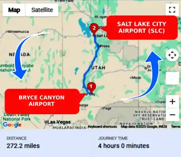 Bryce Canyon Airport To or From SLC Private Airport Shuttle Ride and Transfer