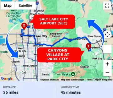Canyons Village at Park City To or From SLC Private Airport Shuttle Ride and Transfer
