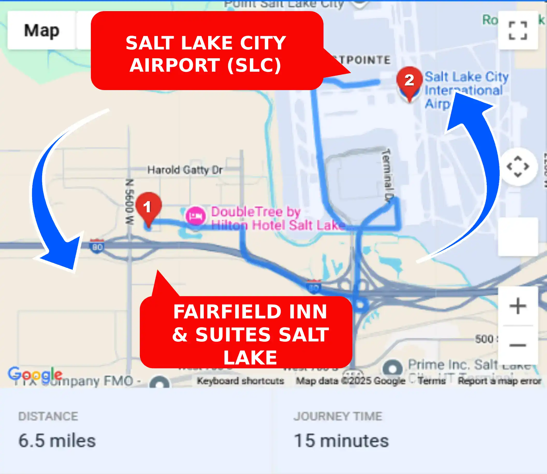 Spark by Hilton Salt Lake City Airport To or From SLC Private Airport Shuttle Ride and Transfer