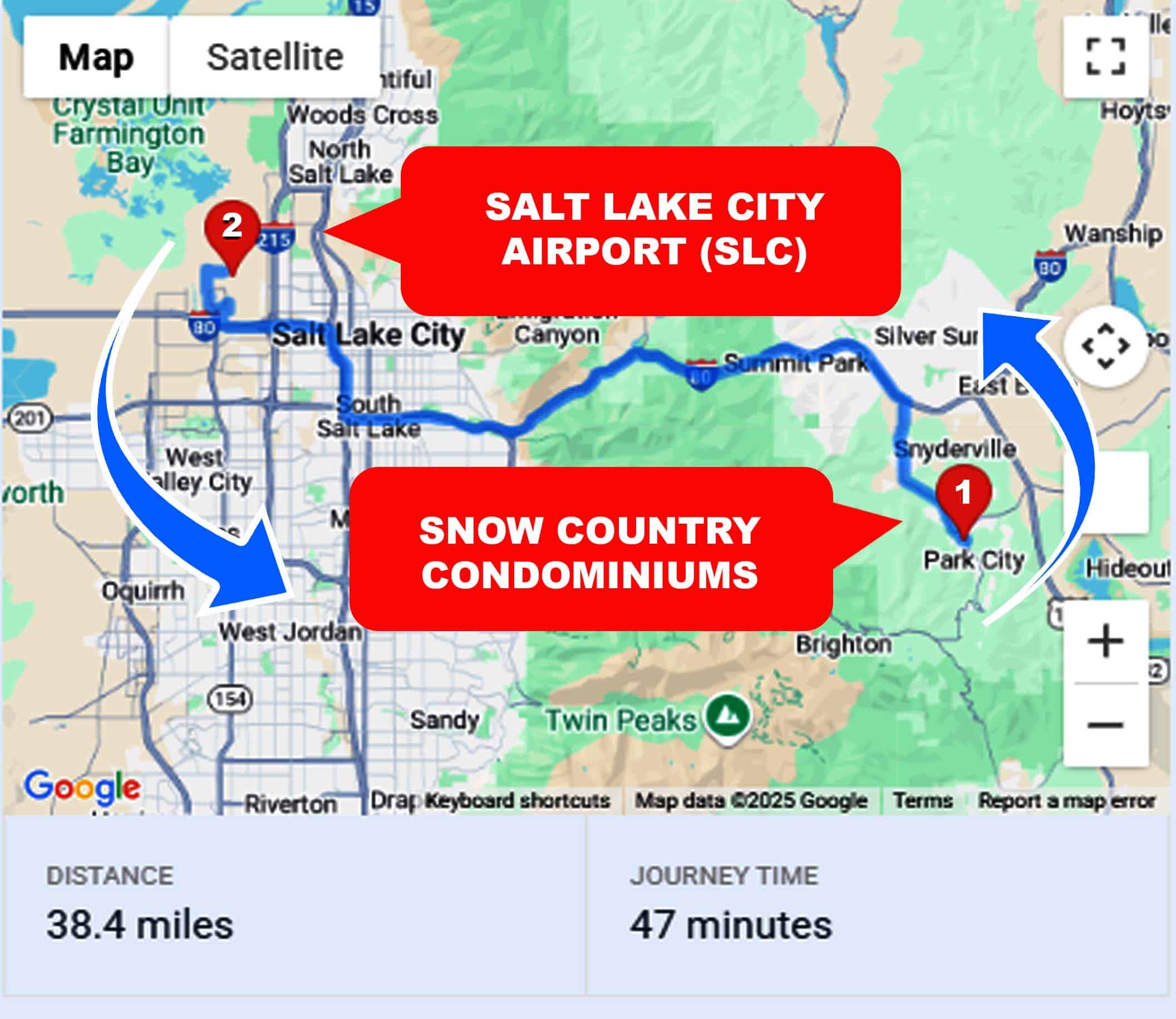 Snow Country Condominiums To or From SLC Private Airport Shuttle Ride and Transfer