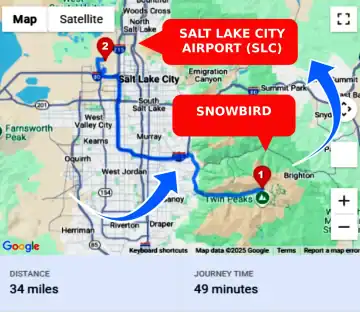 Snowbird To or From SLC Private Airport Shuttle Ride and Transfer