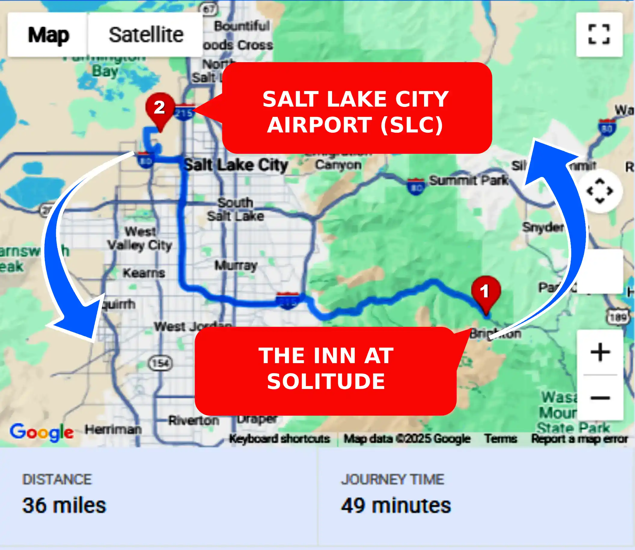 The Inn at Solitude To or From SLC Private Airport Shuttle Ride and Transfer