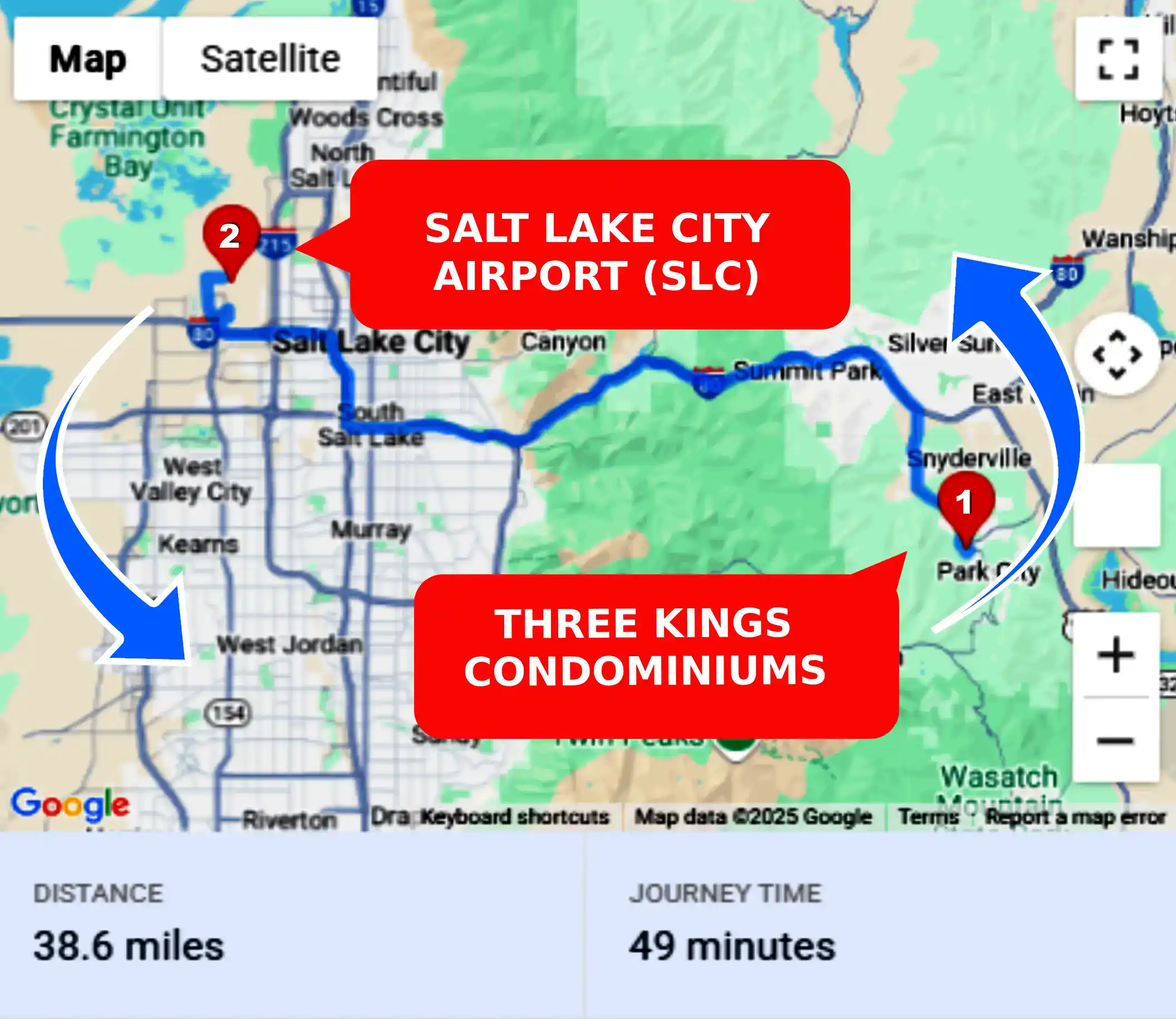 Three Kings Condominiums To or From SLC Private Airport Shuttle Ride and Transfer
