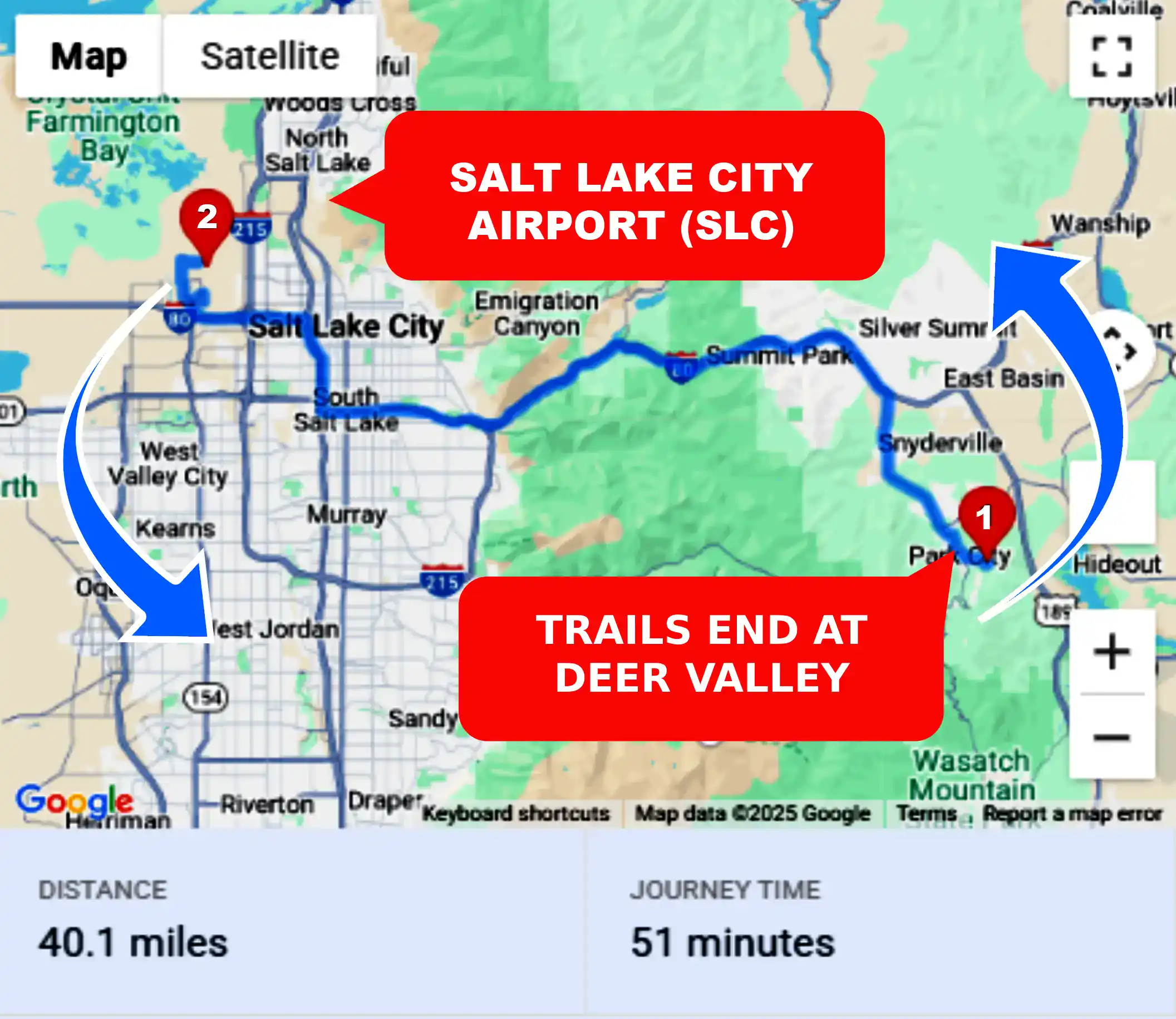 Trail's End Lodge To or From SLC Private Airport Shuttle Ride and Transfer