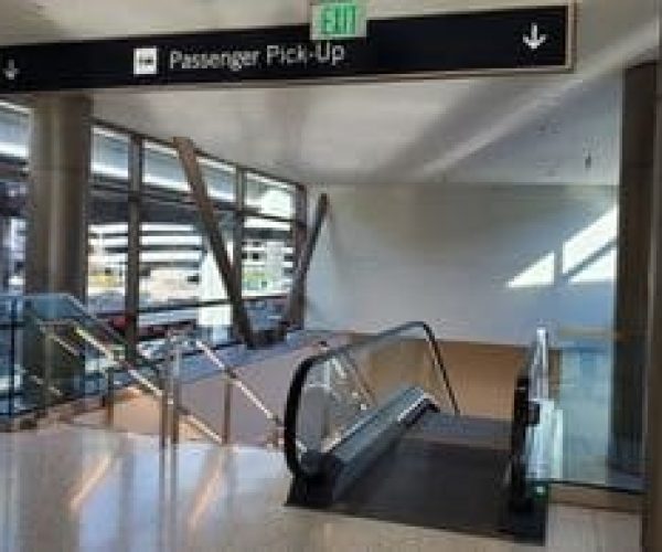 DOWNSTAIRS TO LEVEL 1 PASSENGER PICKUP